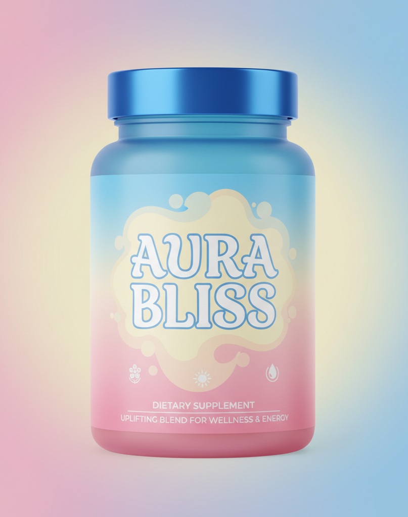 Aura Bliss nutritional complex bottle